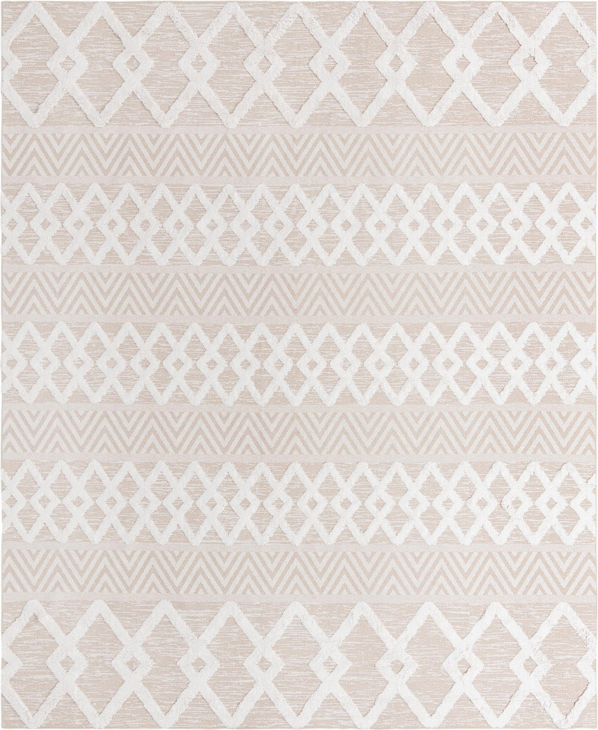 Marbella Meadows Collection Area Rug -  Solana Rectangle Beige Main