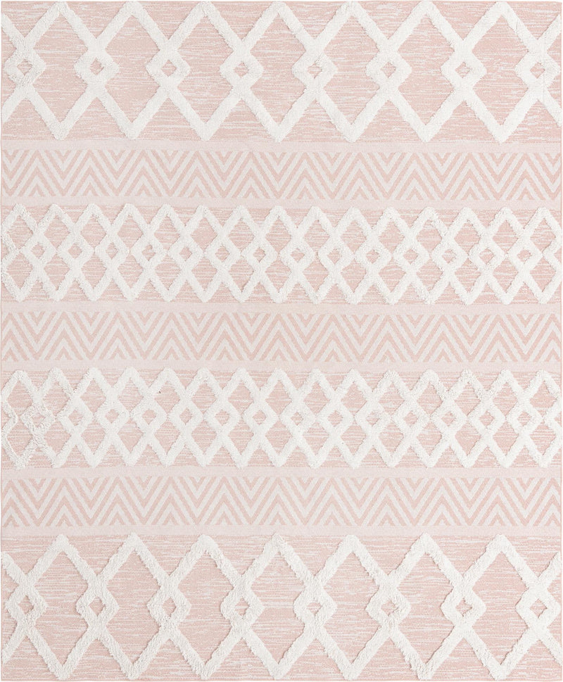 Marbella Meadows Collection Area Rug -  Solana Rectangle Pink  lifestyle 2