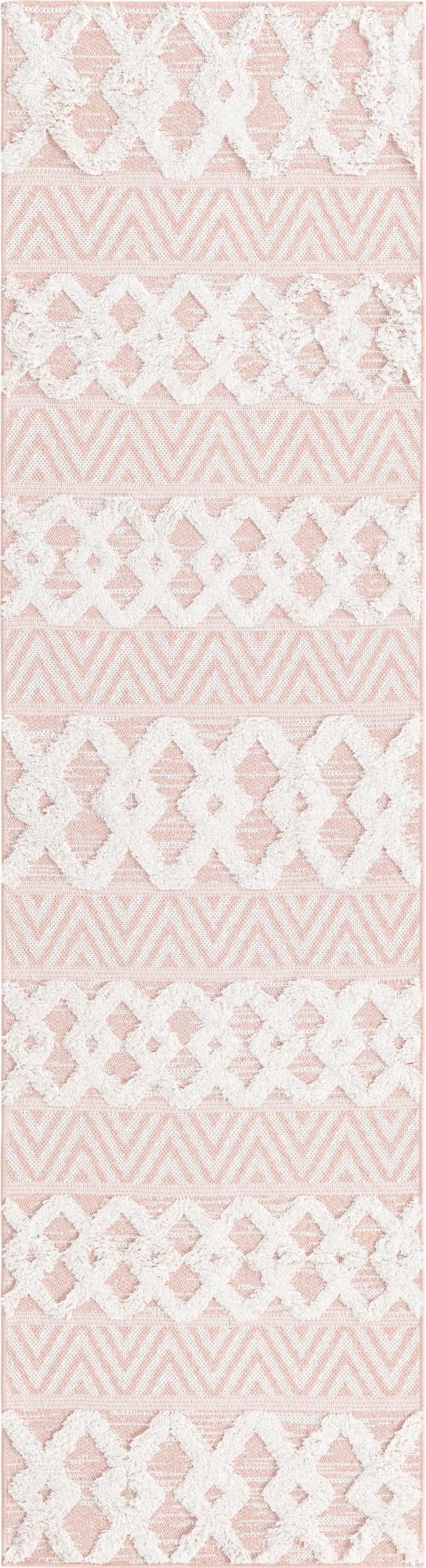 Marbella Meadows Collection Area Rug -  Solana Runner Pink  lifestyle 30