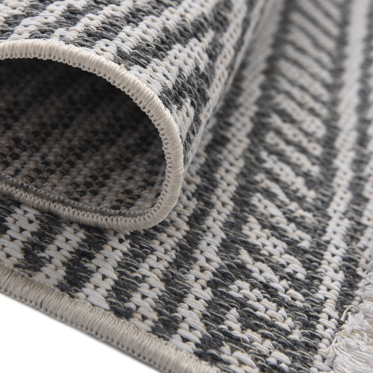 Marbella Meadows Collection Area Rug -  Alhambra Rectangle Anthracite Gray  lifestyle 16