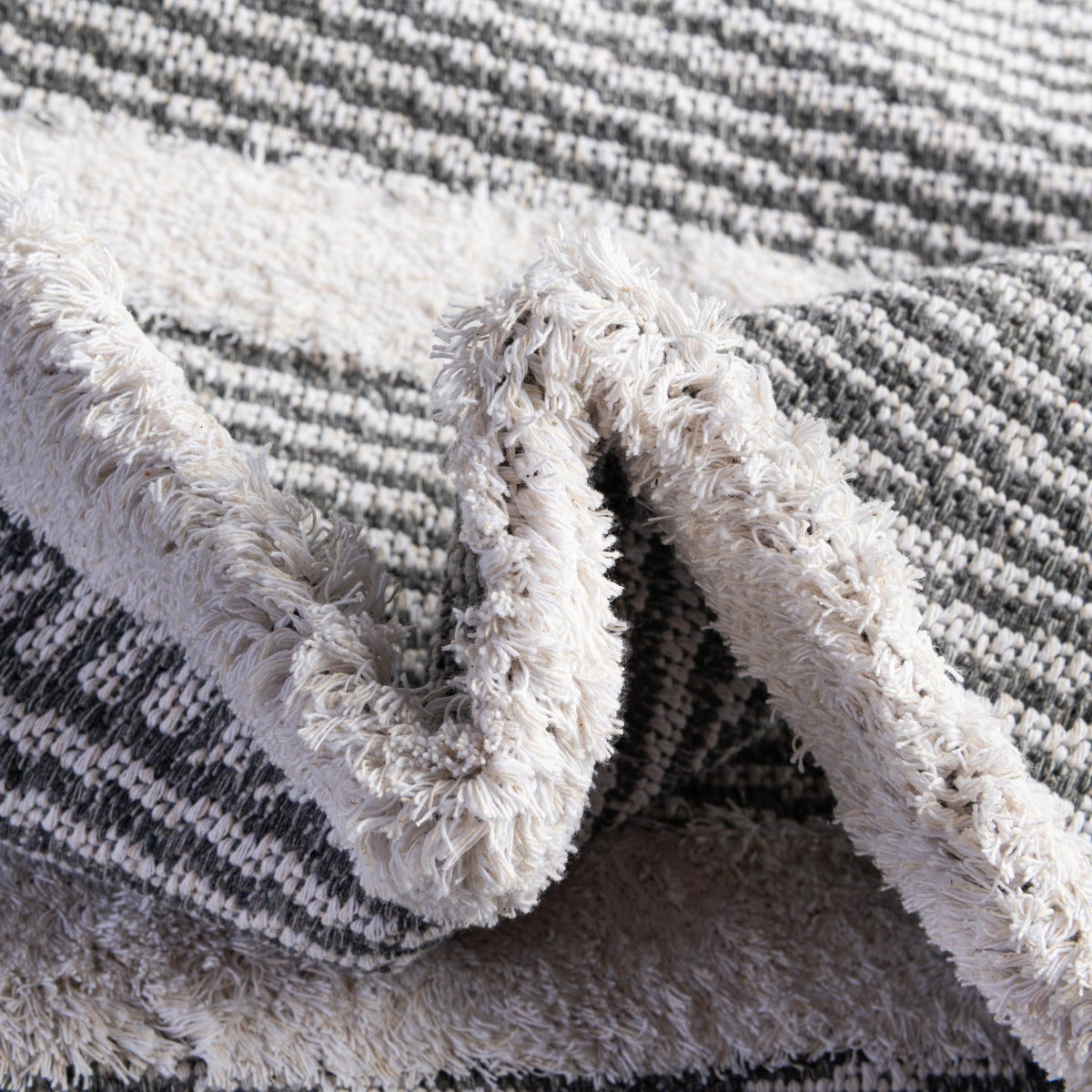 Marbella Meadows Collection Area Rug -  Alhambra Rectangle Anthracite Gray  lifestyle 21