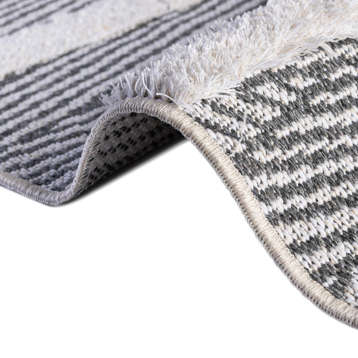 Marbella Meadows Collection Area Rug -  Alhambra Rectangle Anthracite Gray  lifestyle 27