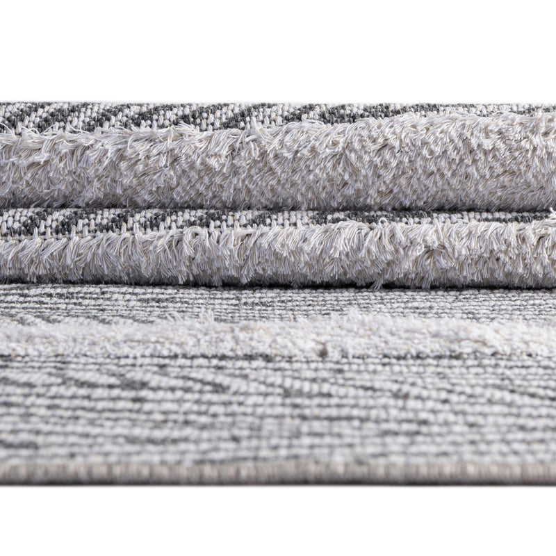 Marbella Meadows Collection Area Rug -  Alhambra Rectangle Anthracite Gray  lifestyle 35