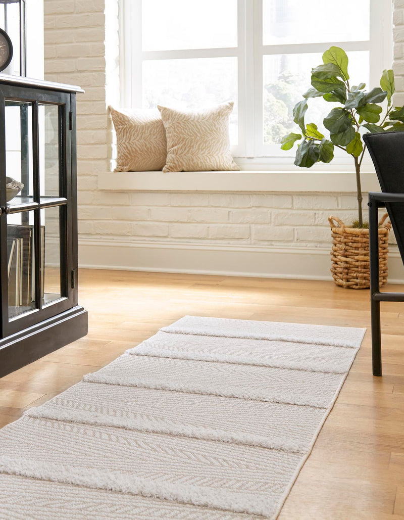 Marbella Meadows Collection Area Rug -  Alhambra Runner Beige  lifestyle 68