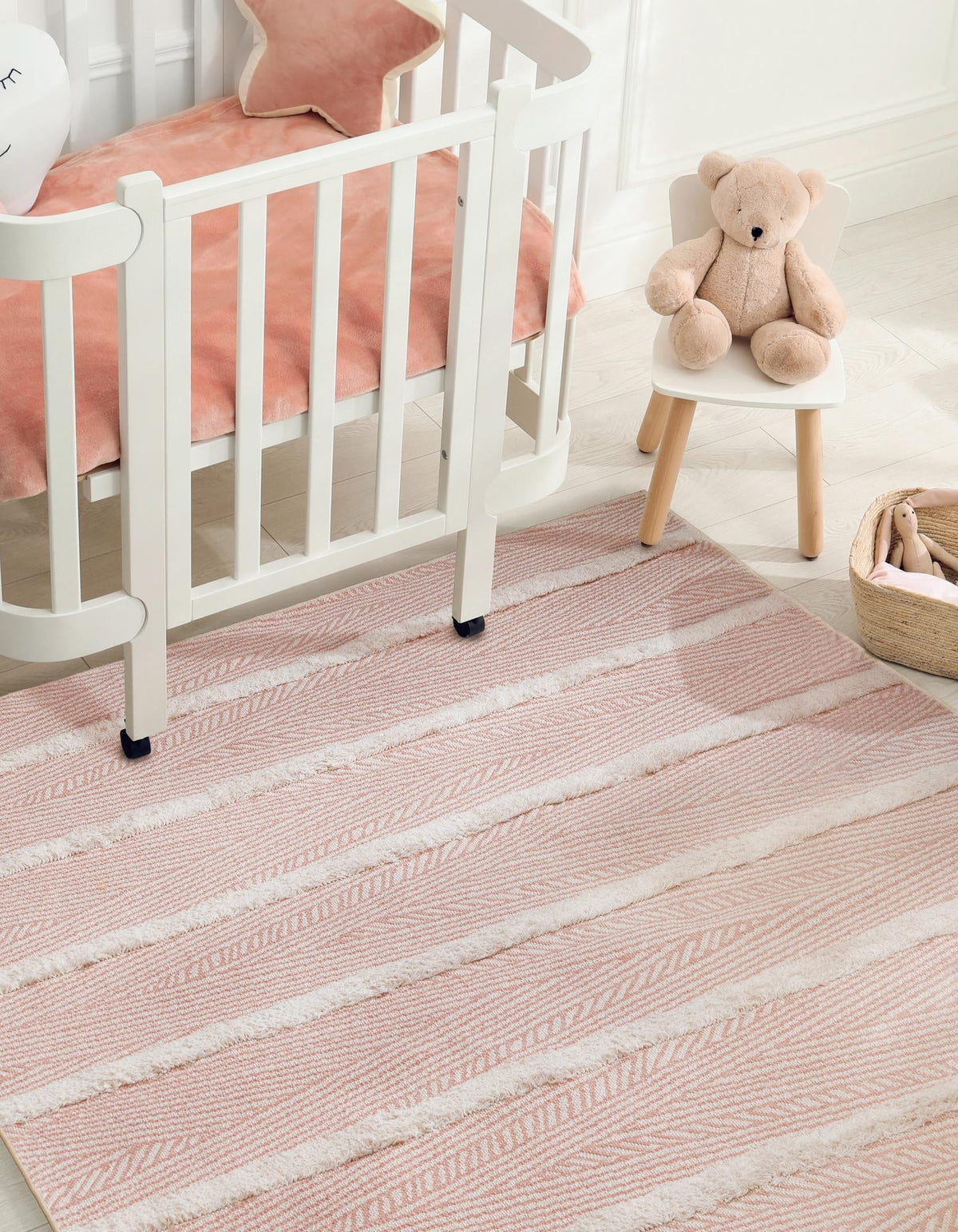 Marbella Meadows Collection Area Rug -  Alhambra Rectangle Pink  lifestyle 11