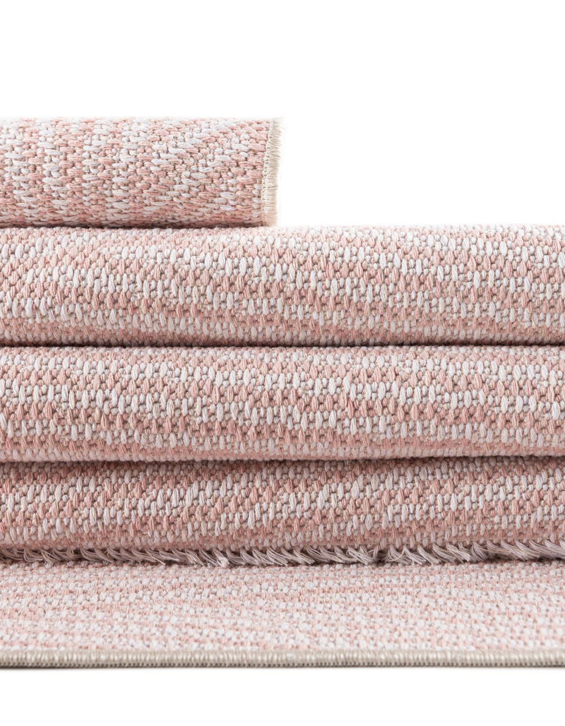 Marbella Meadows Collection Area Rug -  Alhambra Rectangle Pink  lifestyle 55