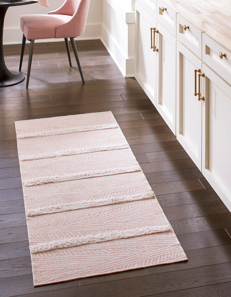 Marbella Meadows Collection Area Rug -  Alhambra Runner Pink  lifestyle 39