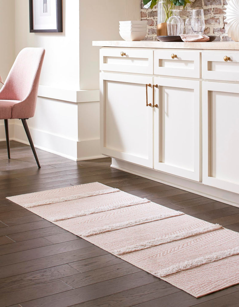 Marbella Meadows Collection Area Rug -  Alhambra Runner Pink  lifestyle 42