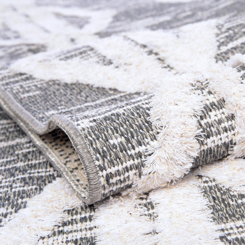 Marbella Meadows Collection Area Rug -  Azul Runner Anthracite Gray  lifestyle 43