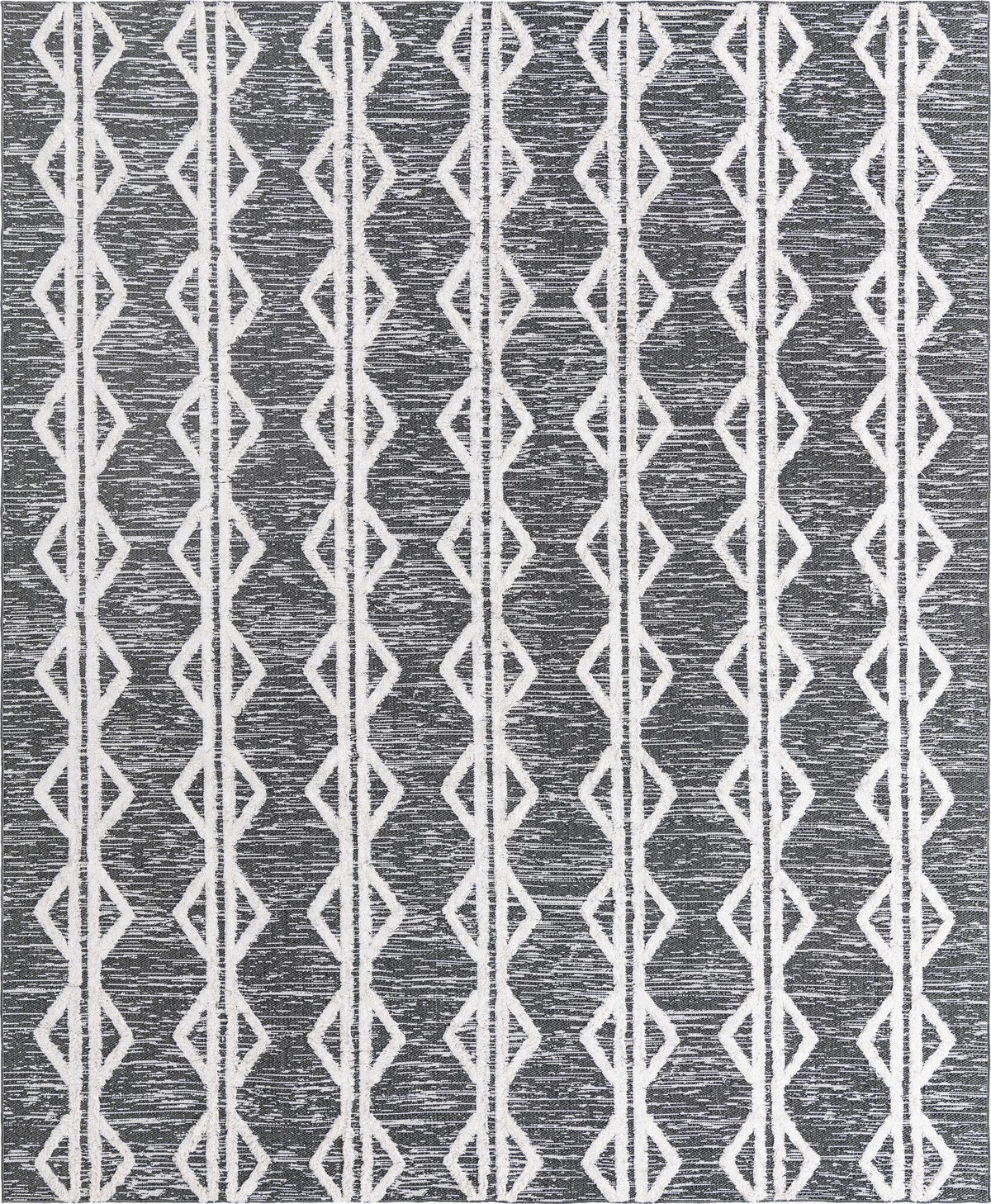 Marbella Meadows Collection Area Rug -  Azul Rectangle Black  lifestyle 4