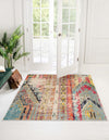 Sedona Vista Collection Area Rug -  Cholla Square Multi  lifestyle 29