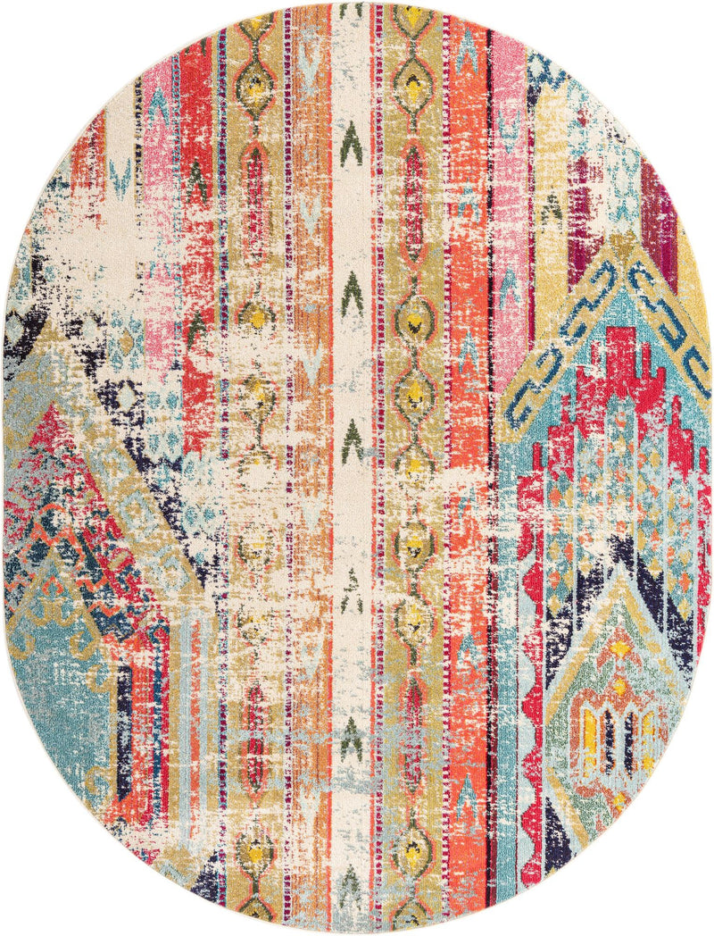 Sedona Vista Collection Area Rug -  Cholla Oval Multi  lifestyle 23