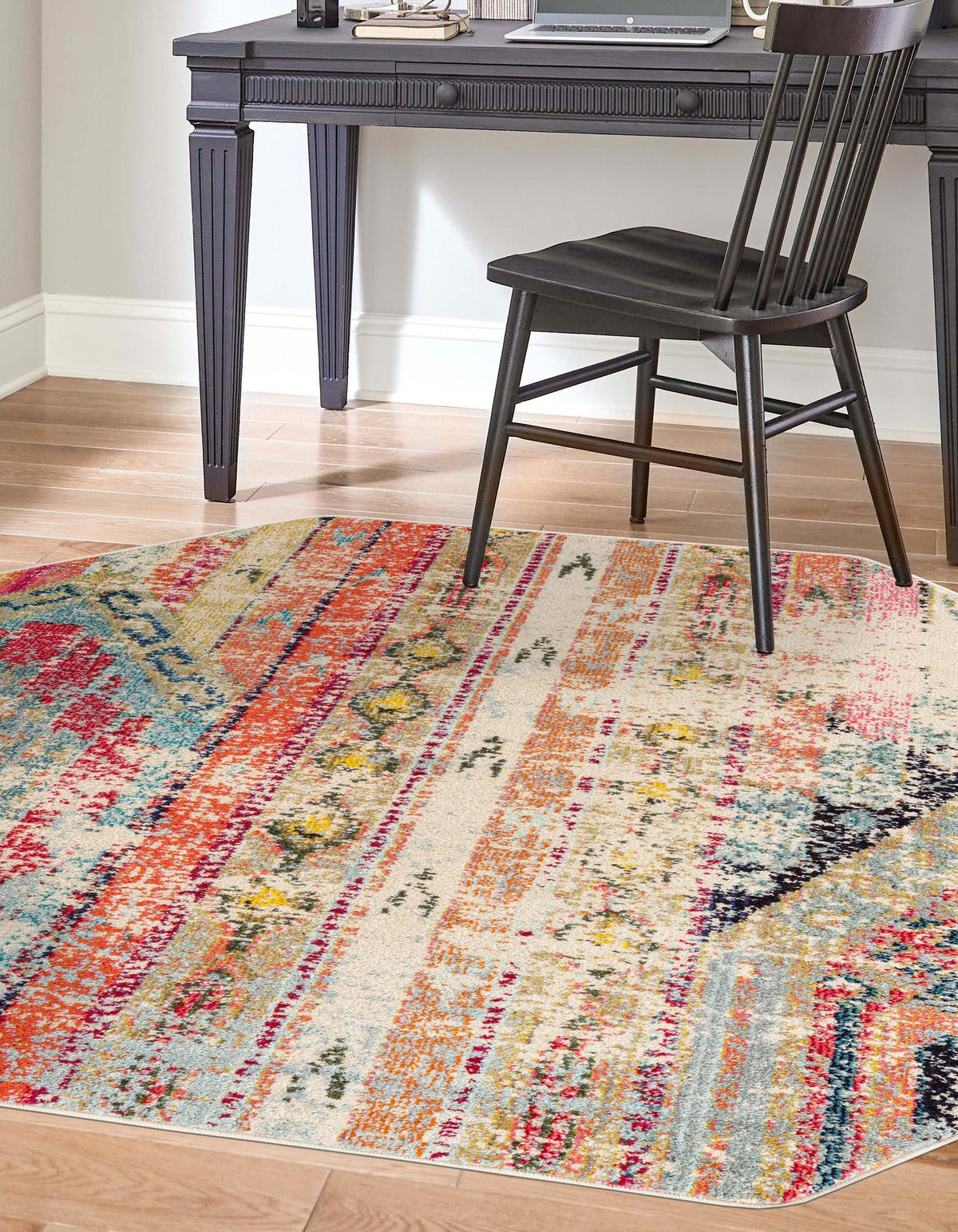 Sedona Vista Collection Area Rug -  Cholla Octagon Multi  lifestyle 45