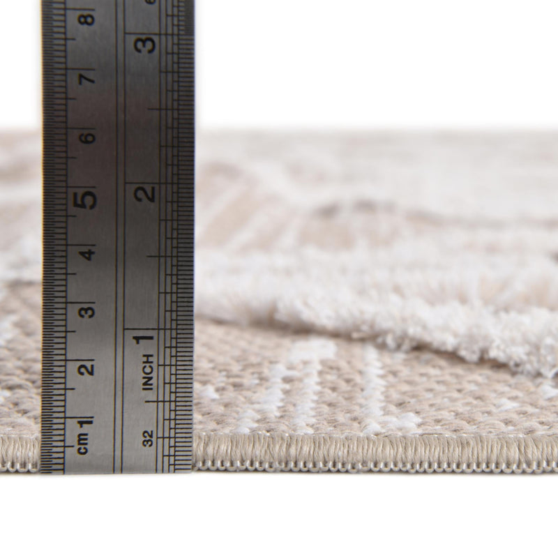 Marbella Meadows Collection Area Rug -  Azul Rectangle Beige  lifestyle 13