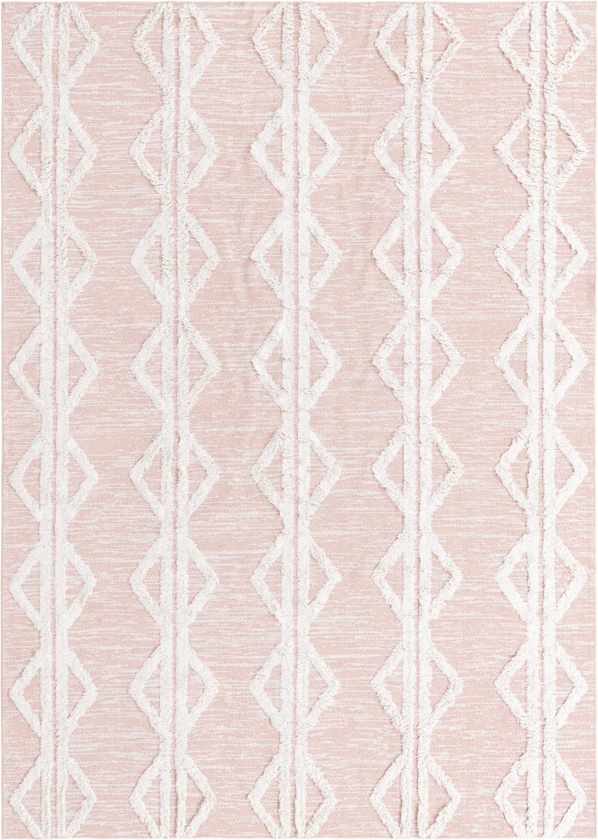 Marbella Meadows Collection Area Rug -  Azul Rectangle Pink  lifestyle 2