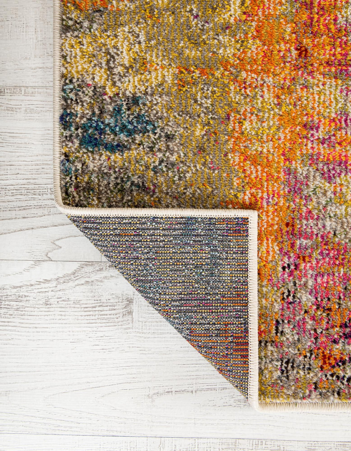 Chromatic Oasis Collection Area Rug -  Azure Octagon Beige  lifestyle 67