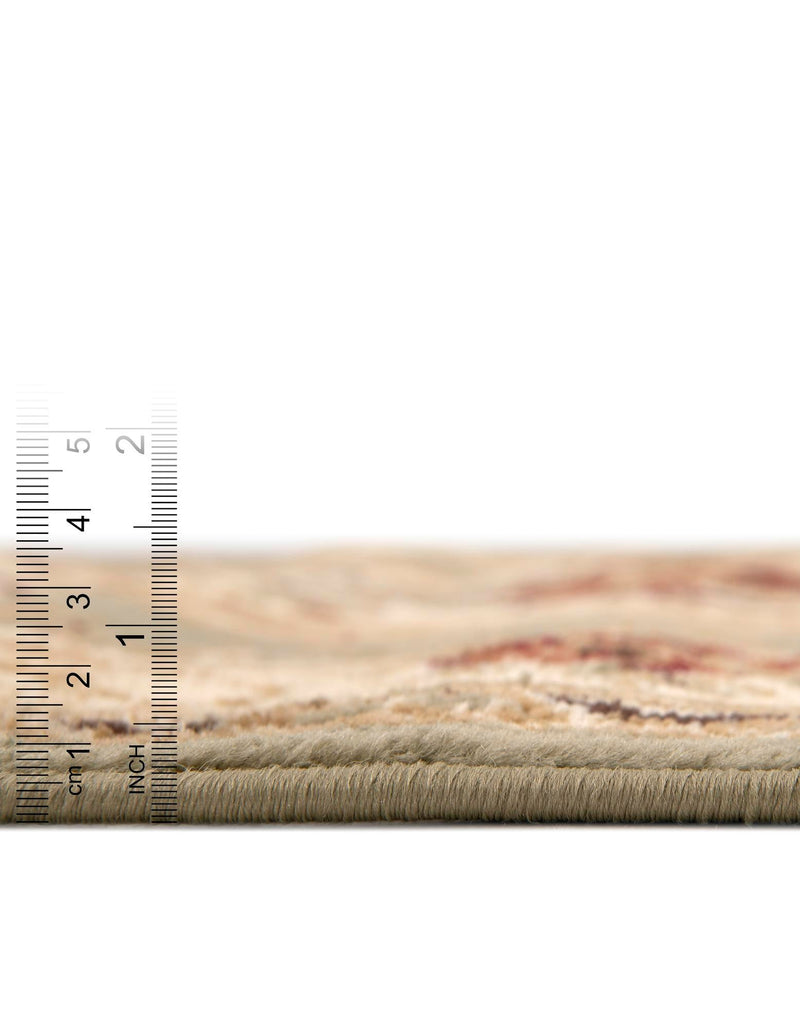 Versailles Elegance Collection Area Rug -  Louveciennes (Green) Oval Green  lifestyle 42