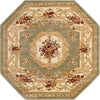 Versailles Elegance Collection Area Rug -  Louveciennes (Green) Octagon Green  lifestyle 19