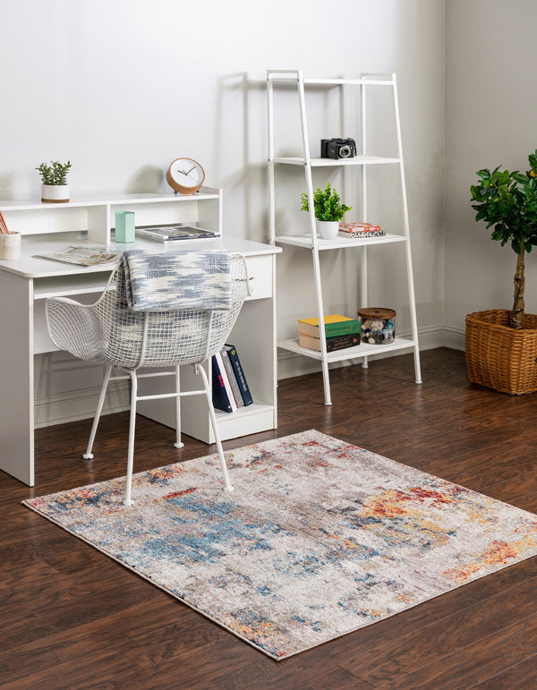 Spectrum Array Collection Area Rug -  Nebula Square Multi  lifestyle 25