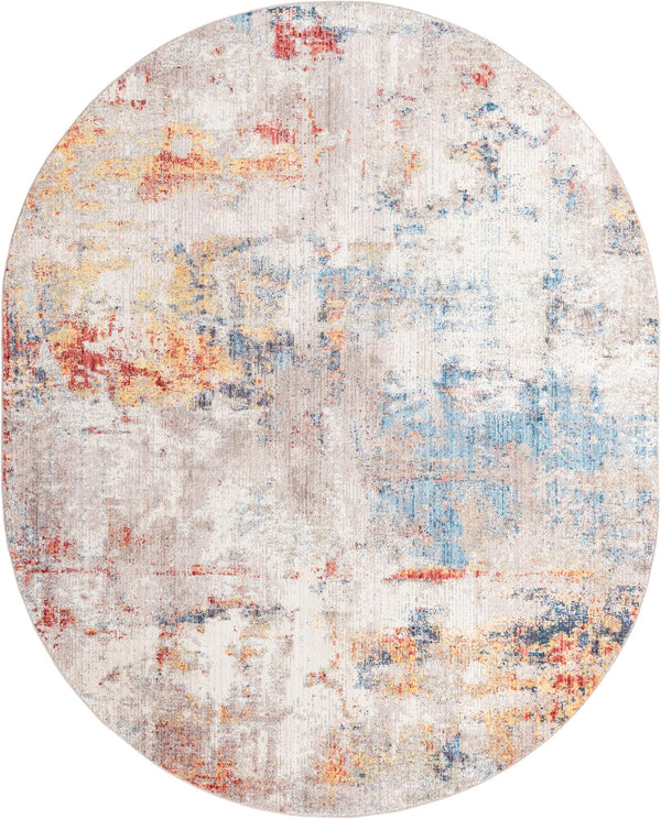 Spectrum Array Collection Area Rug -  Nebula Oval Multi  lifestyle 2