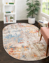 Spectrum Array Collection Area Rug -  Nebula Oval Multi  lifestyle 23