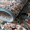 Persian Elegance Collection Area Rug -  Tabriz Square Blue  lifestyle 71