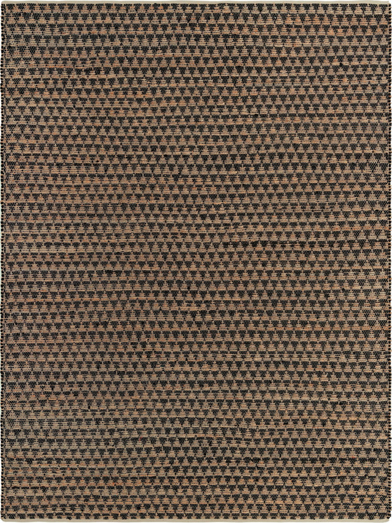 Osian Looms Collection Area Rug - Mumbai Rectangle Black  lifestyle 3