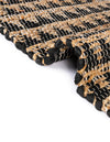 Himalaya Jute Collection Area Rug - Mumbai Rectangle Black  lifestyle 69