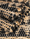 Himalaya Jute Collection Area Rug - Mumbai Rectangle Black  lifestyle 78