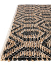 Osian Looms Collection Area Rug - Colaba Rectangle Black  lifestyle 74