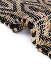 Osian Looms Collection Area Rug - Colaba Rectangle Black  lifestyle 78