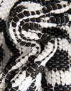 Osian Looms Collection Area Rug - Colaba Rectangle Black and White  lifestyle 53