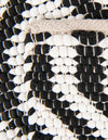 Osian Looms Collection Area Rug - Colaba Rectangle Black and White  lifestyle 56
