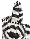 Osian Looms Collection Area Rug - Colaba Rectangle Black and White  lifestyle 62