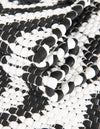 Osian Looms Collection Area Rug - Colaba Rectangle Black and White  lifestyle 68