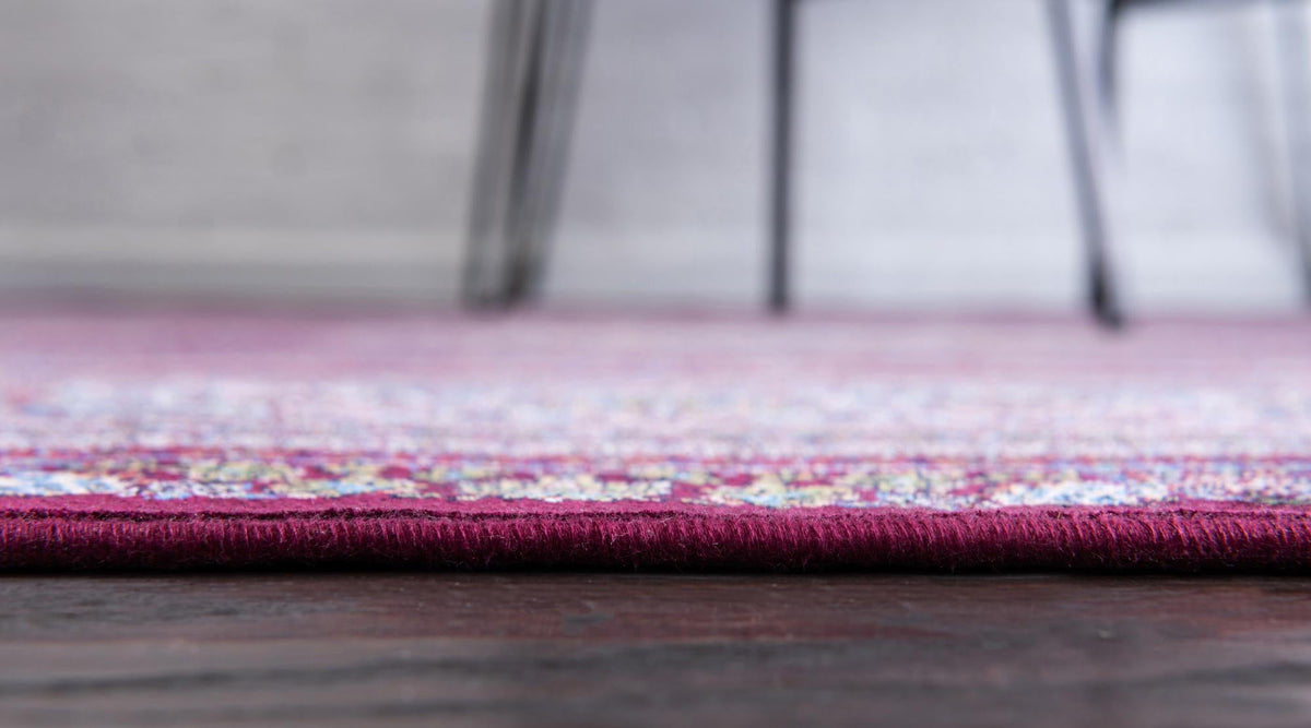 Imperial Manor Collection Area Rug -  Kensington Rectangle Burgundy  lifestyle 5
