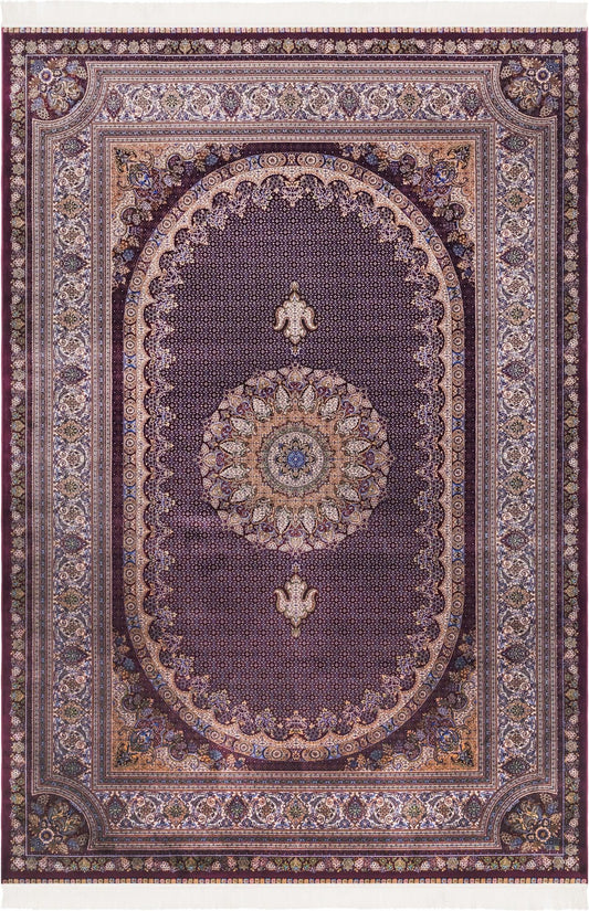 Imperial Manor Collection Area Rug -  Kensington Rectangle Burgundy Main