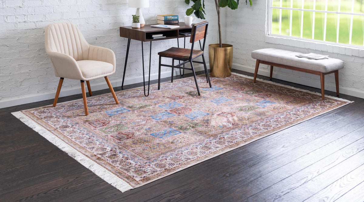 Imperial Manor Collection Area Rug -  Alhambra Rectangle Beige  lifestyle 3