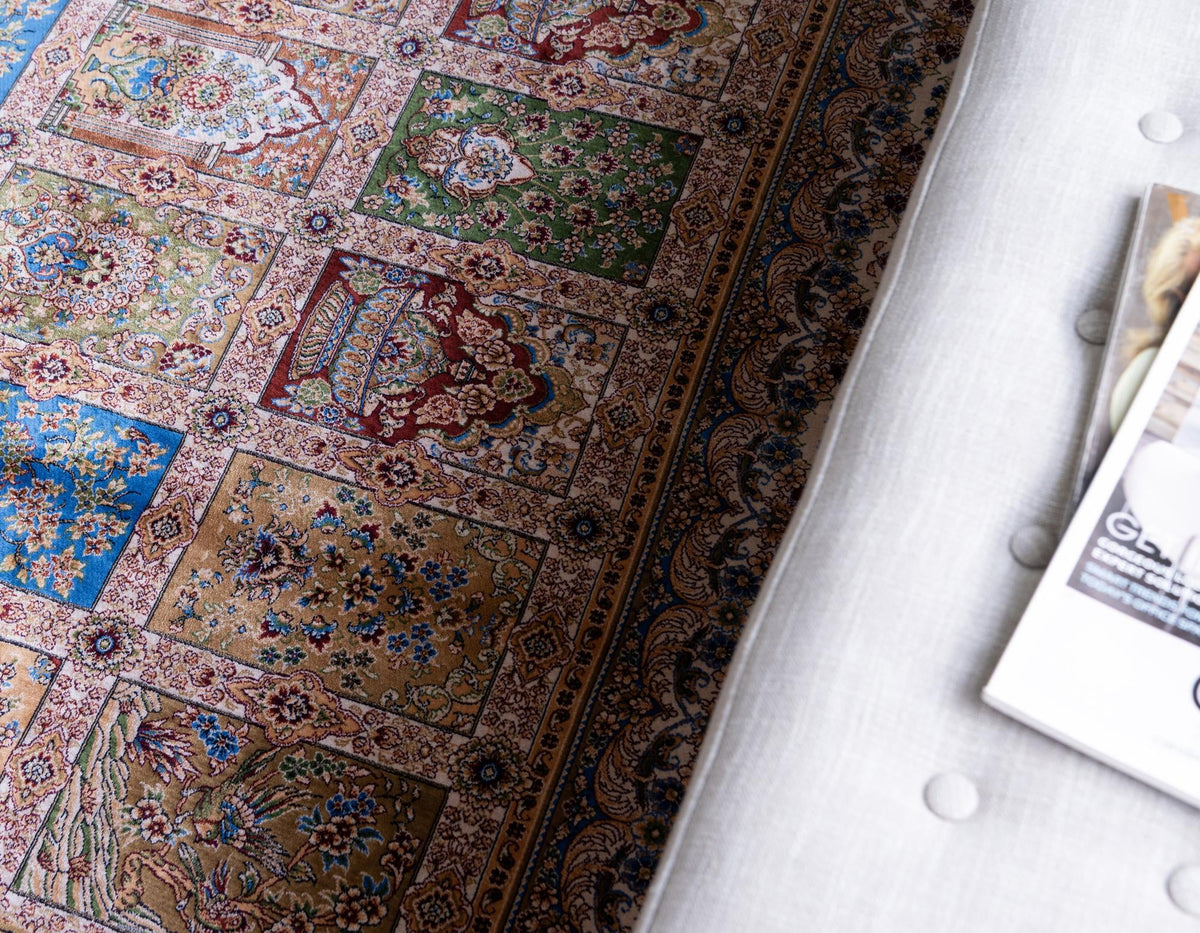 Imperial Manor Collection Area Rug -  Alhambra Rectangle Beige  lifestyle 6
