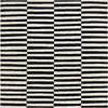 Soho Elegance Collection Area Rug -  Hudson (Black) Square Black  lifestyle 18