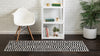 Soho Elegance Collection Area Rug -  Hudson (Black) Runner Black  lifestyle 34
