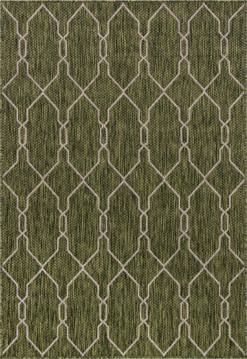 Savannah Pergola Collection Area Rug -  Gazebo Rectangle Olive  lifestyle 6