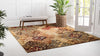 Bistro Lounge Collection Area Rug -  Piccolo Square Beige  lifestyle 24