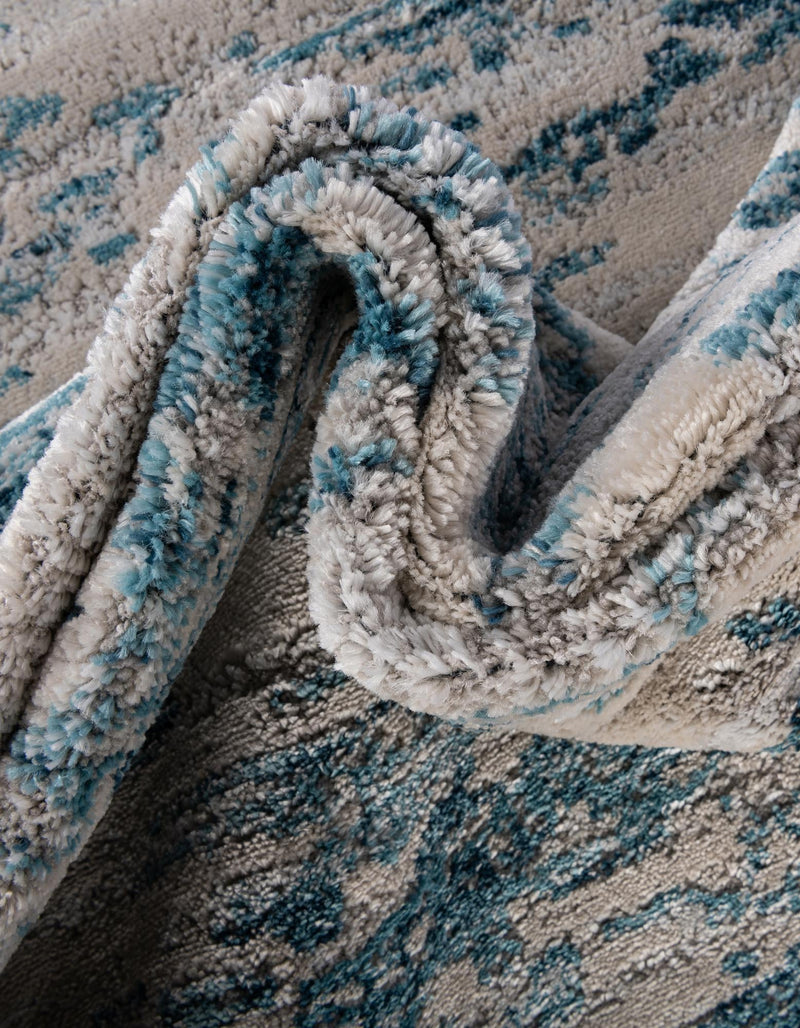 Serenity Sands Collection Area Rug - Dunescape Rectangle Blue  lifestyle 23