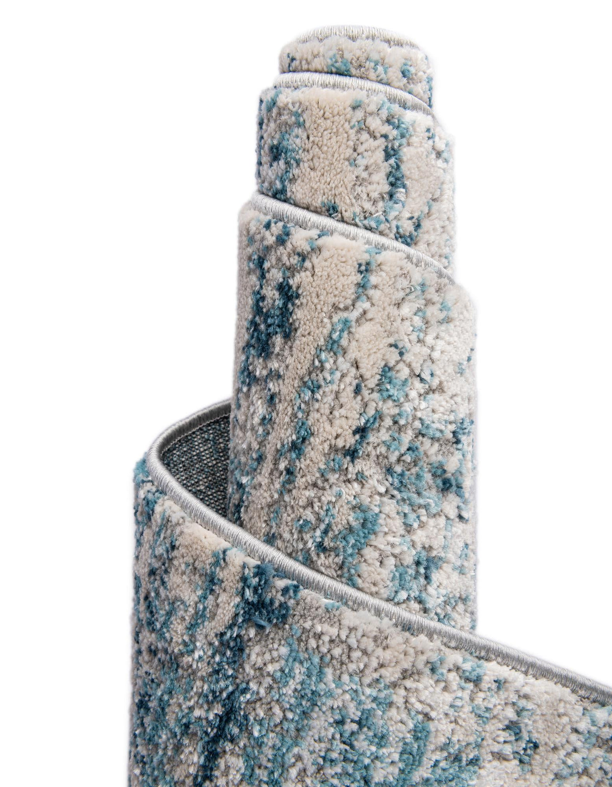 Serenity Sands Collection Area Rug - Dunescape Rectangle Blue  lifestyle 32