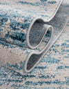 Serenity Sands Collection Area Rug - Dunescape Rectangle Blue  lifestyle 38