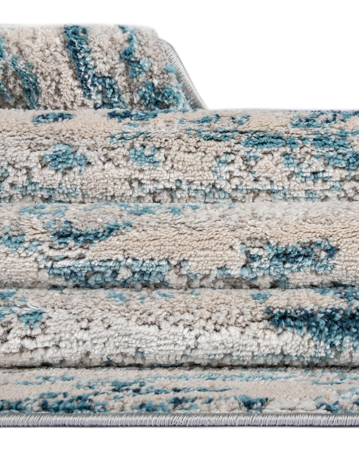 Serenity Sands Collection Area Rug - Dunescape Rectangle Blue  lifestyle 41