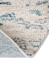 Serenity Sands Collection Area Rug - Dunescape Oval Blue  lifestyle 118