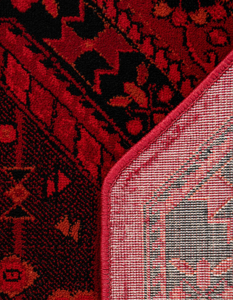 Samarkand Elegance Collection Area Rug -  Zarafshan Octagon Red  lifestyle 34
