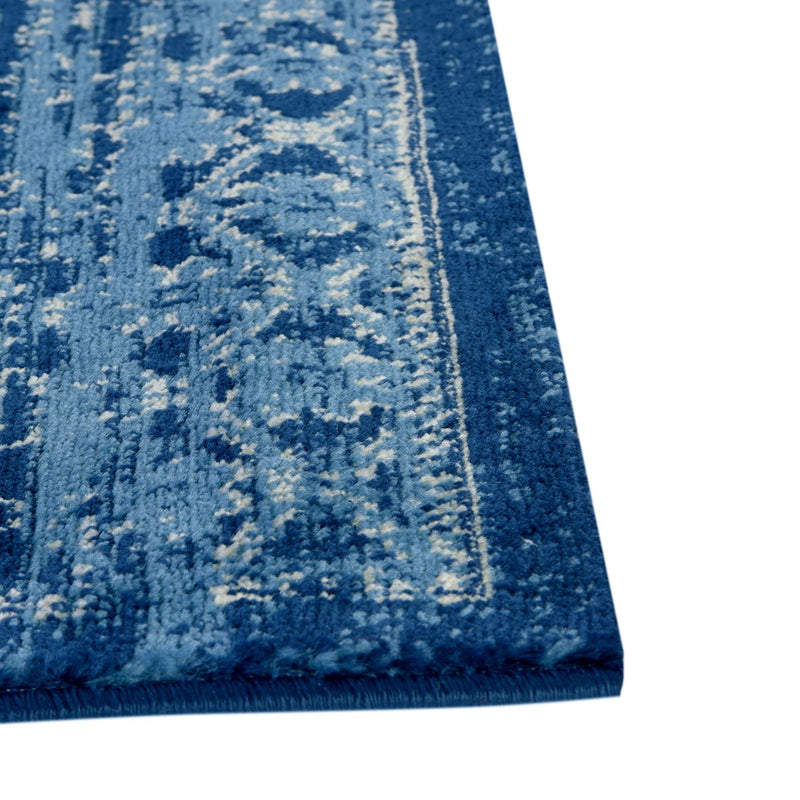Savannah Elegance Collection Area Rug -  Tybee Octagon Blue  lifestyle 104